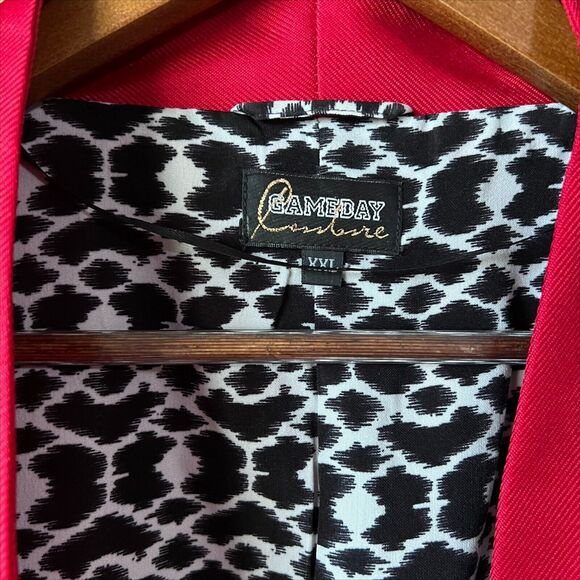 Gameday Couture University of Oklahoma OU Crimson Red Blazer Women's Size 2XL - Picture 12 of 14